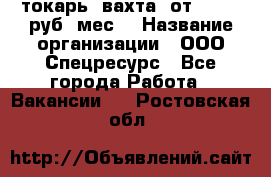 токарь. вахта. от 50 000 руб./мес. › Название организации ­ ООО Спецресурс - Все города Работа » Вакансии   . Ростовская обл.